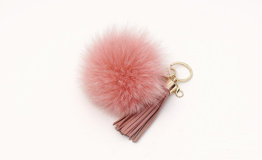 Foxper Tassel Key Holder Bag Decorative Car Keyrin