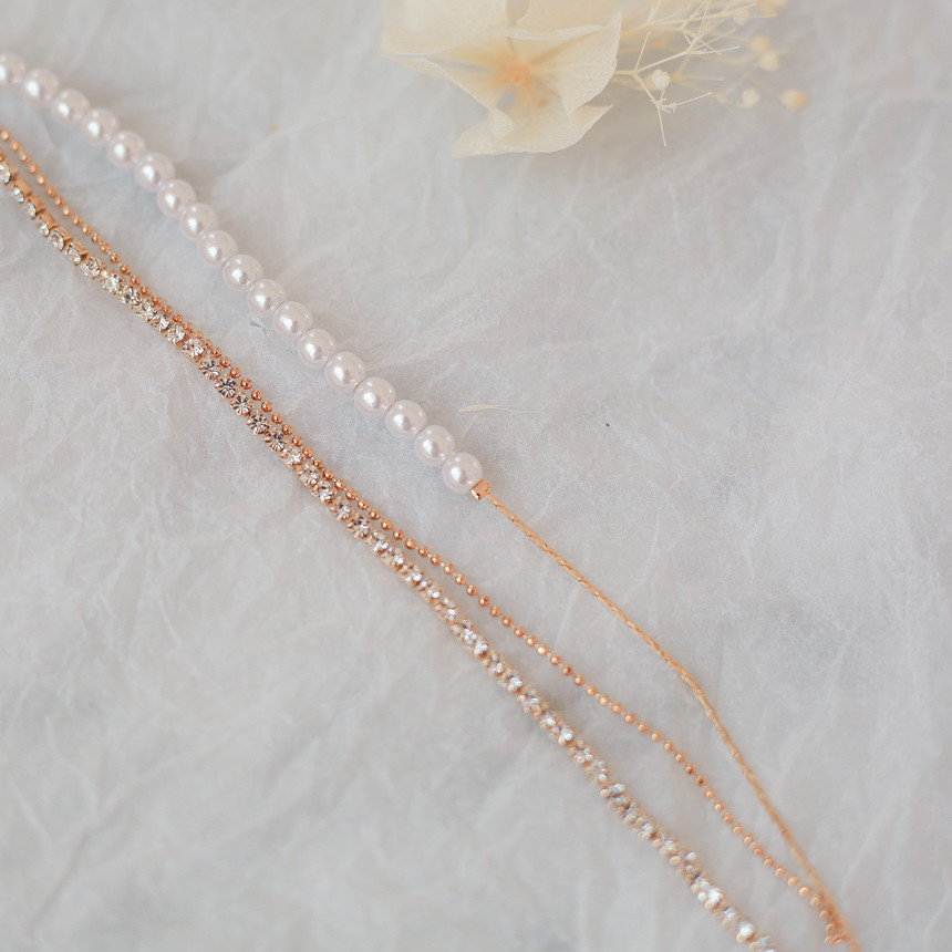 Eternal Long Pearl Cubic Drop Earrings Tassle Bold