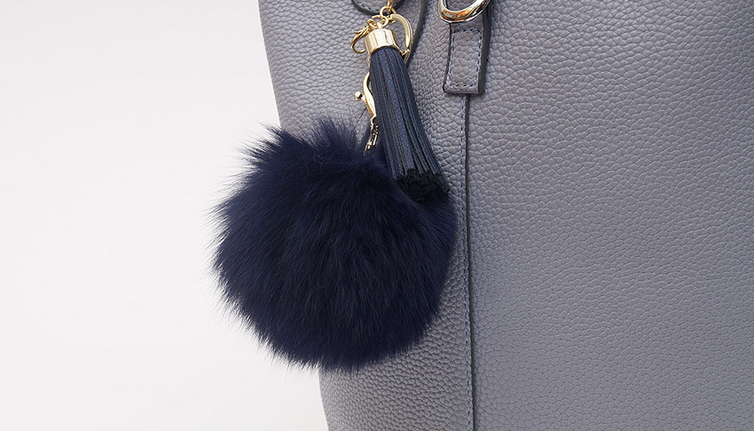 Foxper Tassel Key Holder Bag Decorative Car Keyrin