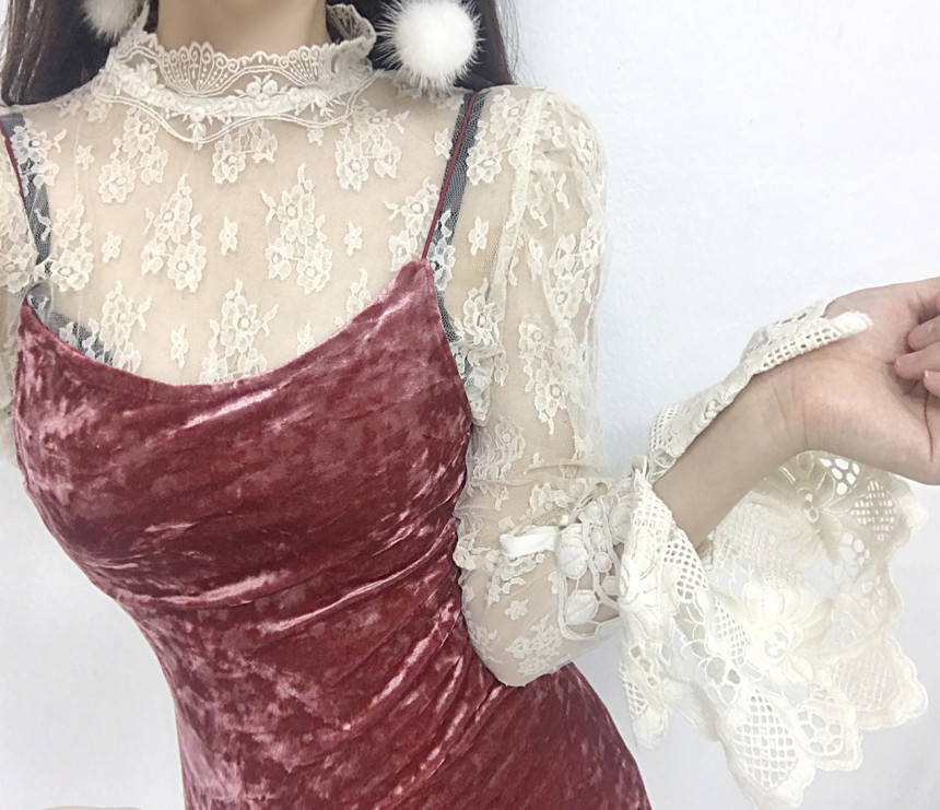 Velvet Bustier Nashi Dress Party New Year's Day