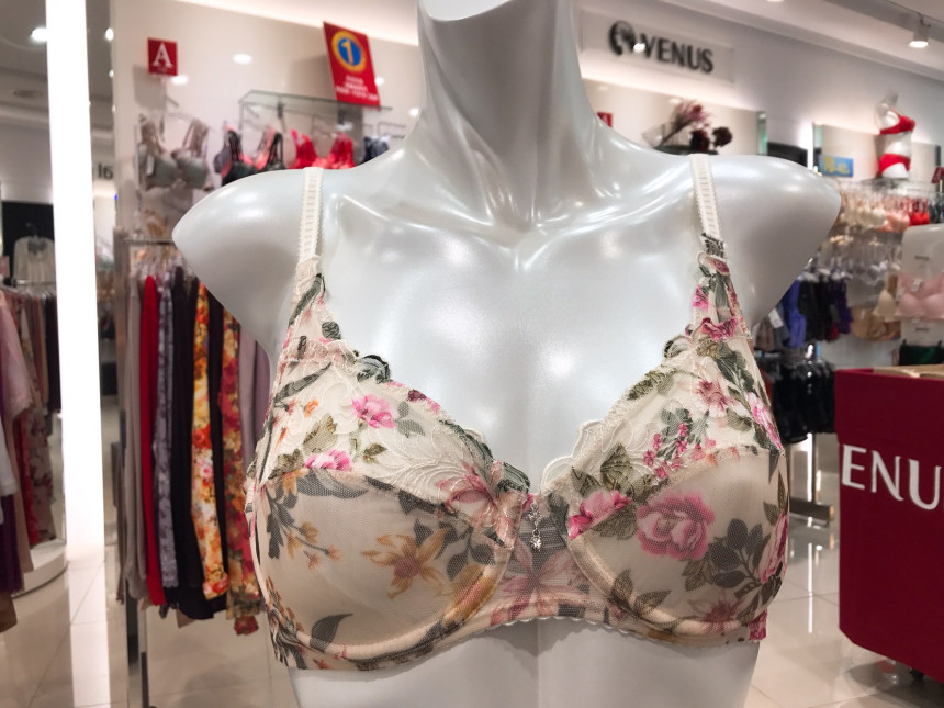 Flower Pull Cup Single Bra VBR0826 CR Romantic Sen
