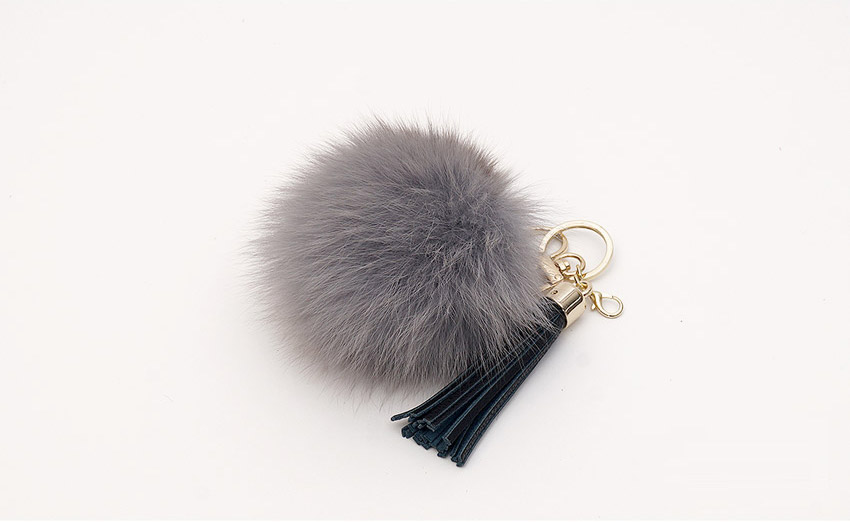 Foxper Tassel Key Holder Bag Decorative Car Keyrin