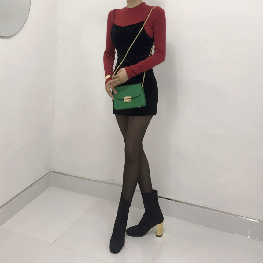 Velvet Bustier Nashi Dress Party New Year's Day