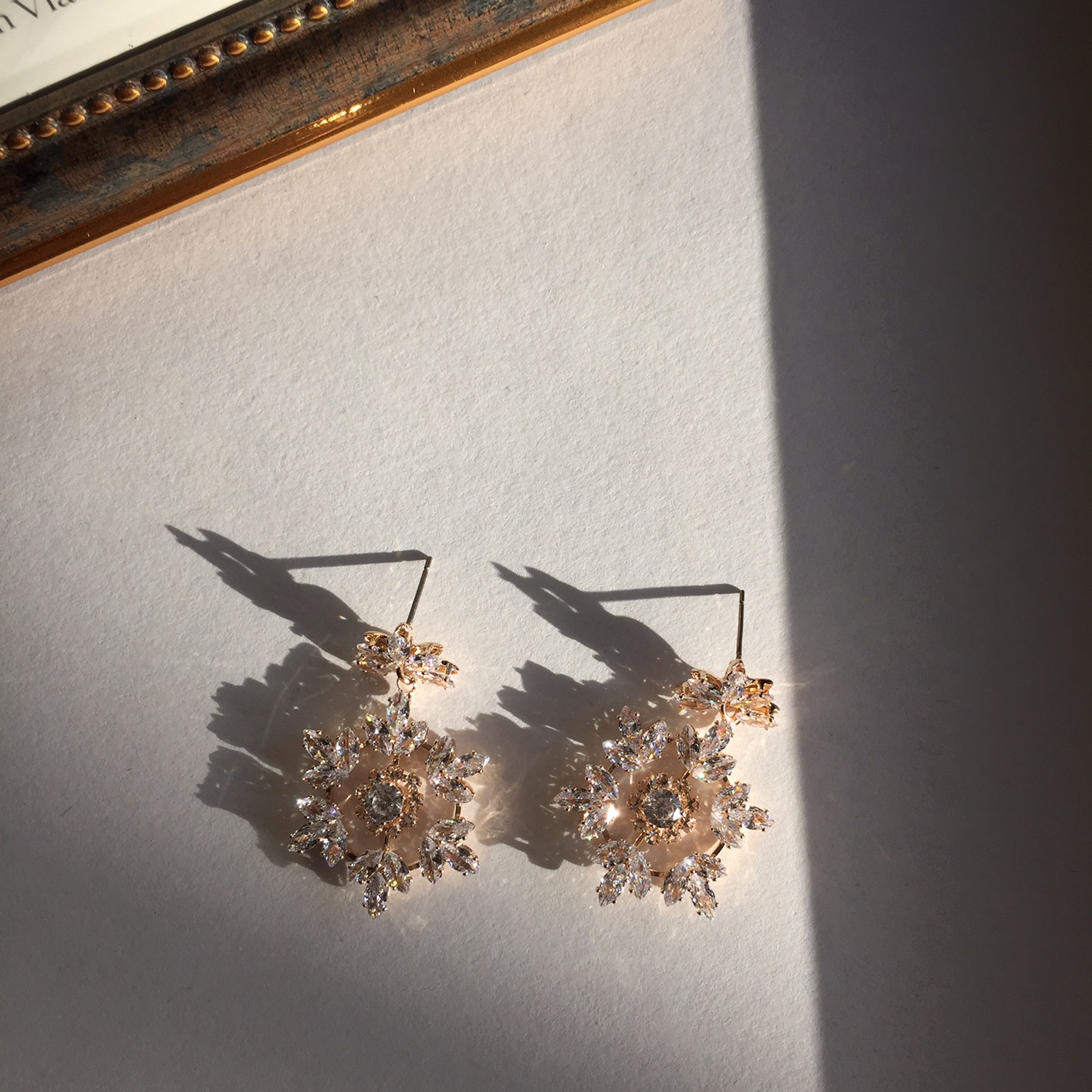 Christmas snowflake earrings