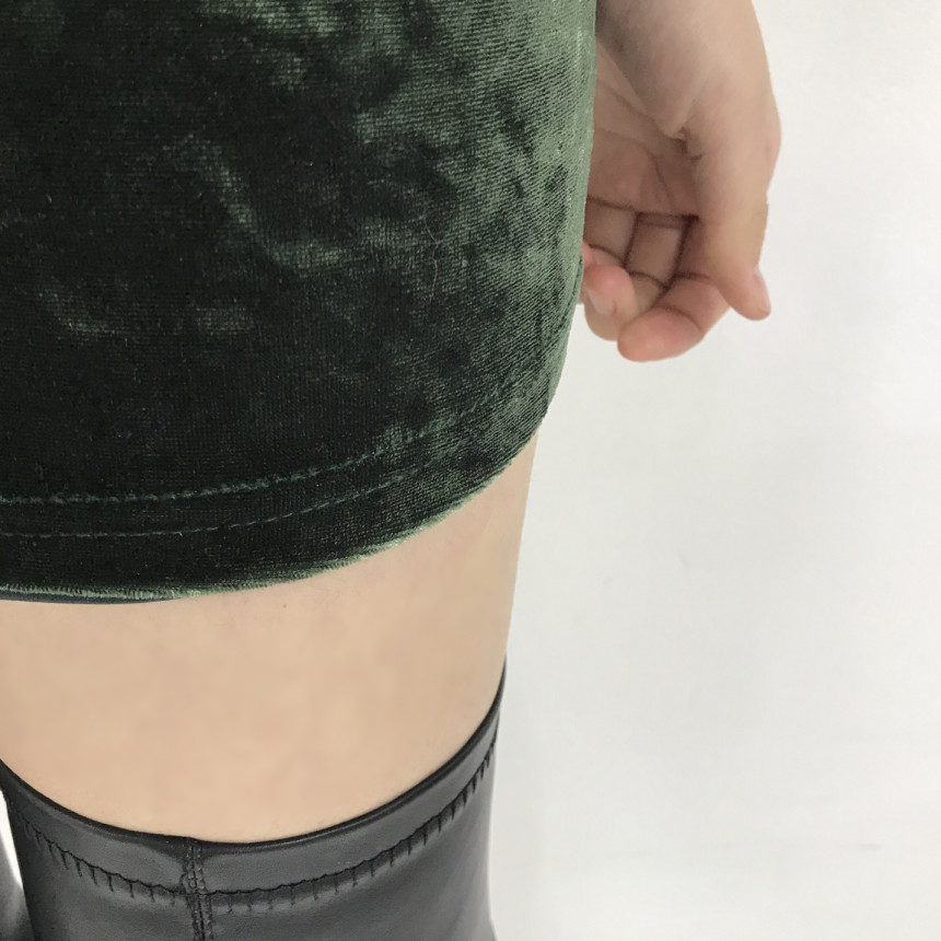 Velvet Bustier Nashi Dress Party New Year's Day