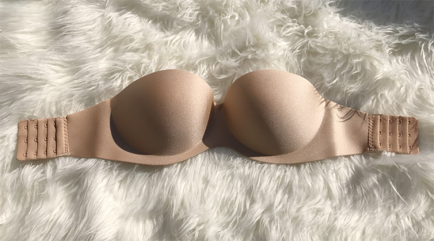 Off-Shoulder Wedding Bra Nouyer Nude with straps