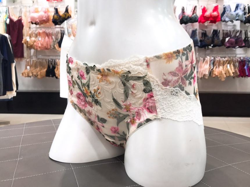 Flower Pull Cup Single Bra VBR0826 CR Romantic Sen