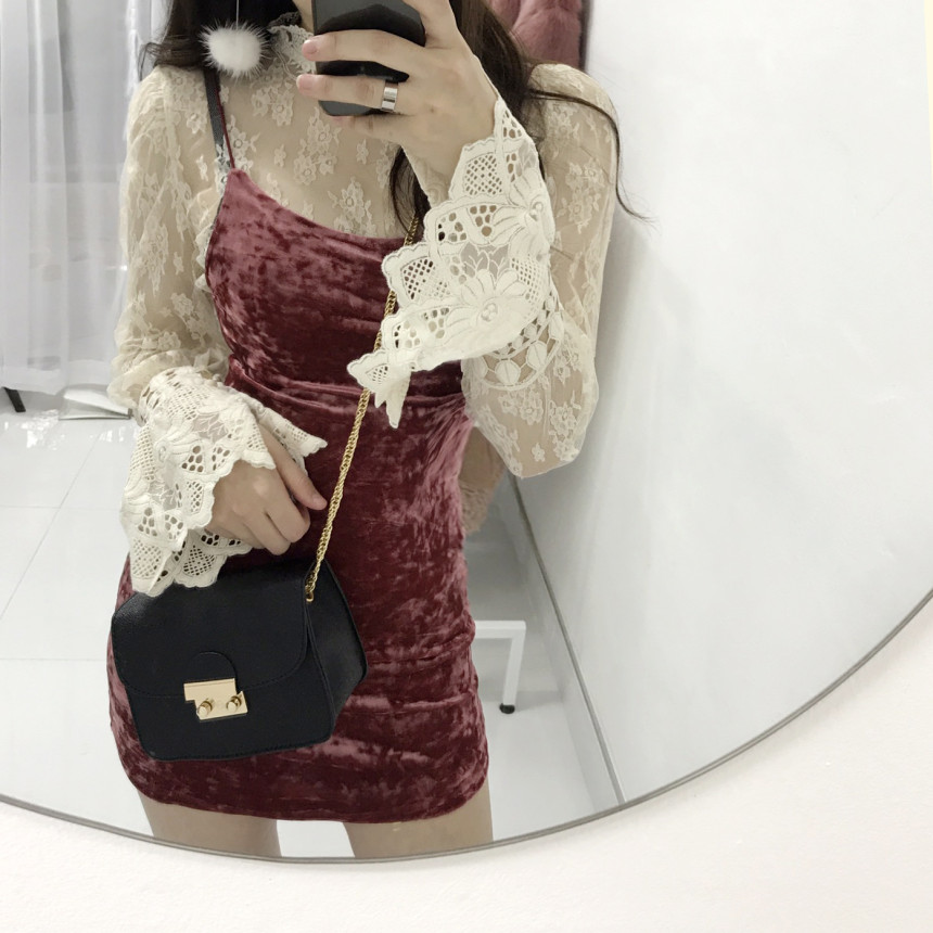 Velvet Bustier Nashi Dress Party New Year's Day