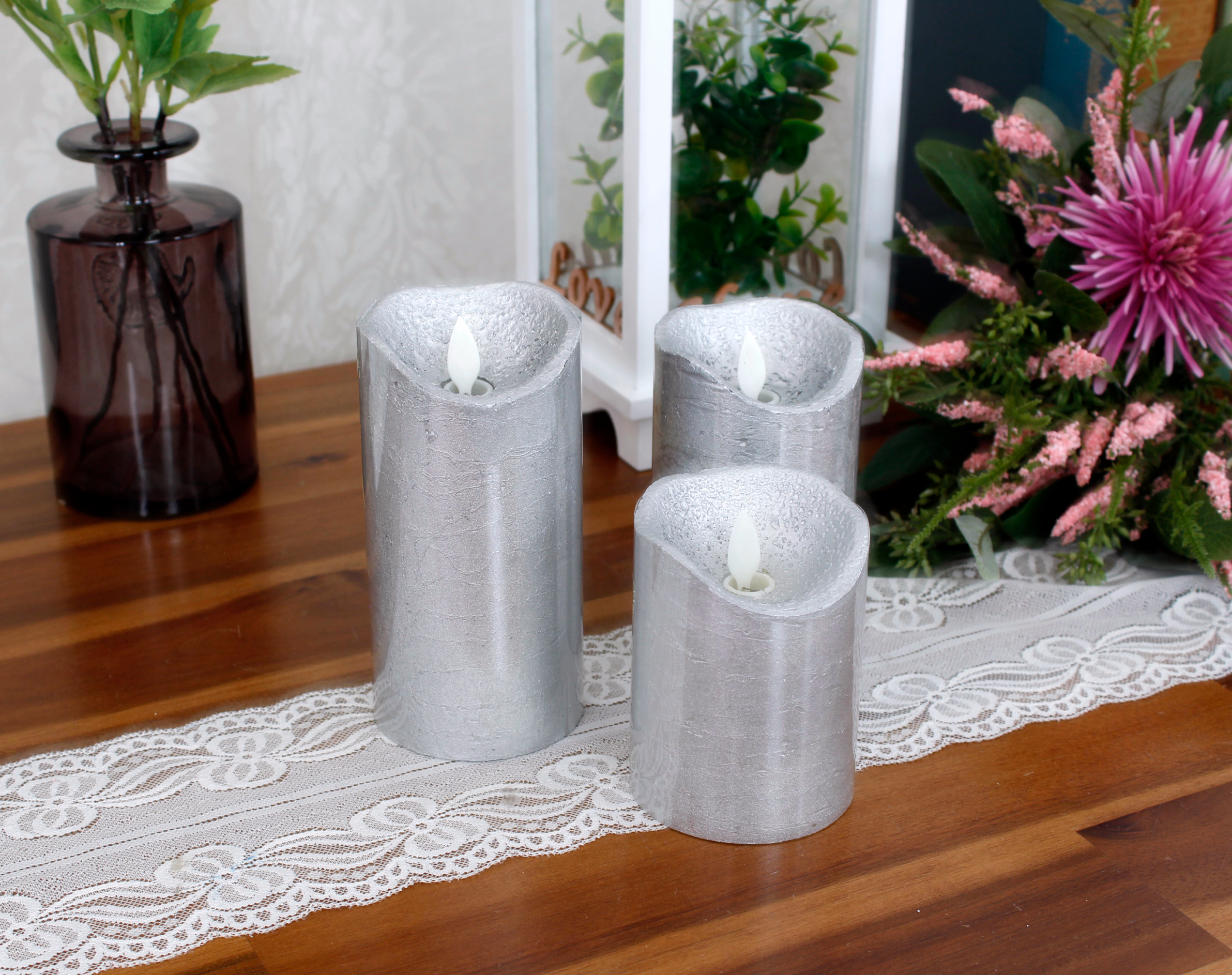 LED candle battery candle candle event 3P set with