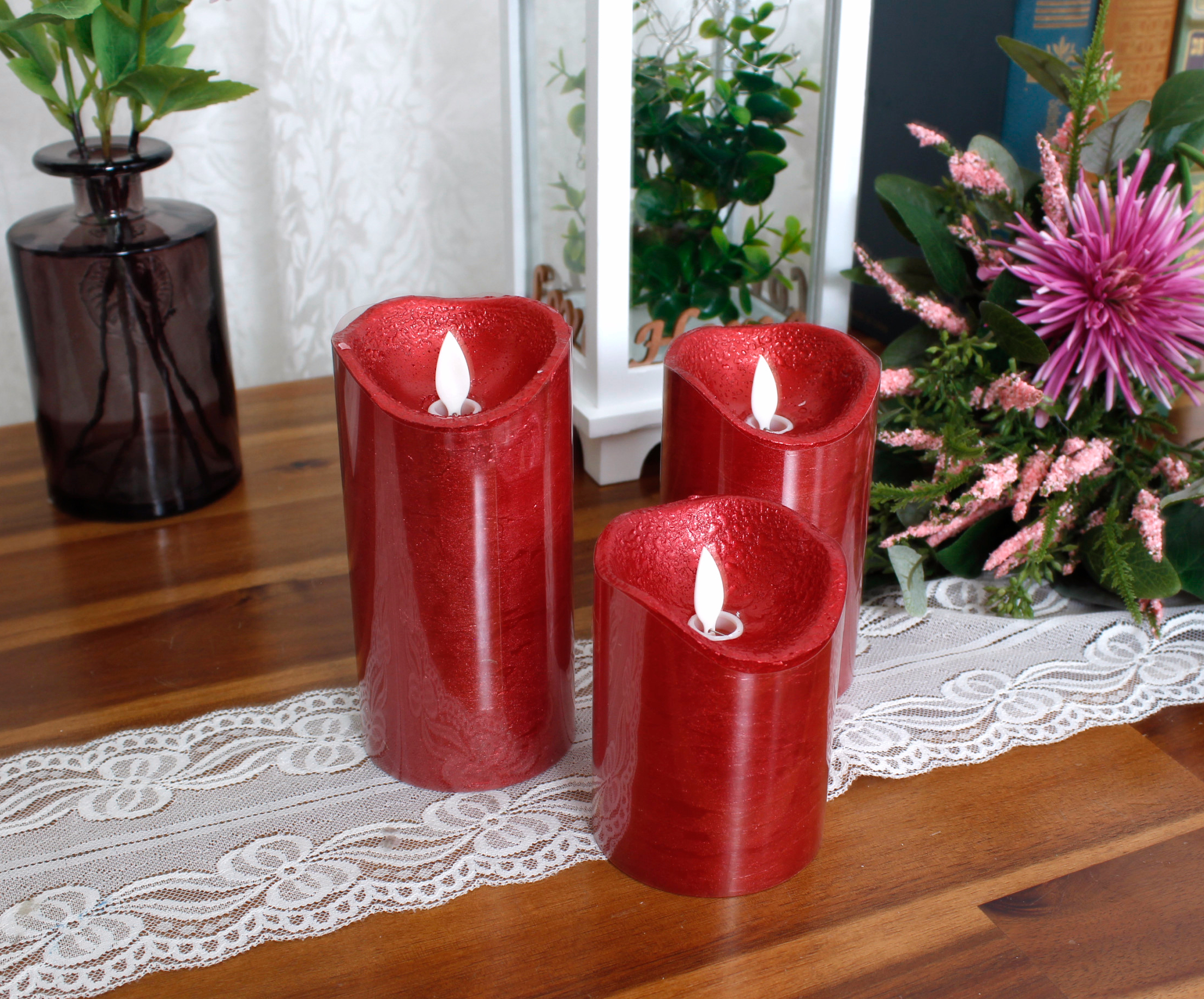 LED candle battery candle candle event 3P set with