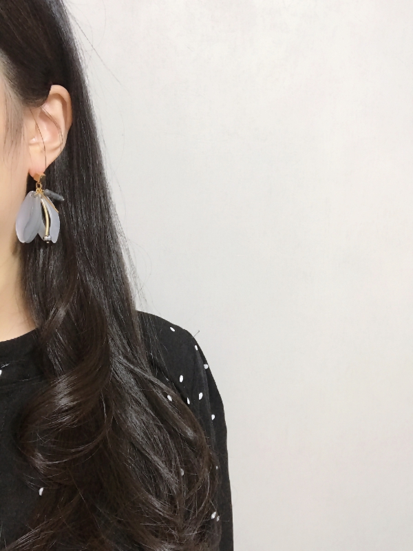 Year-end party bold drop earrings 12 kinds Antique