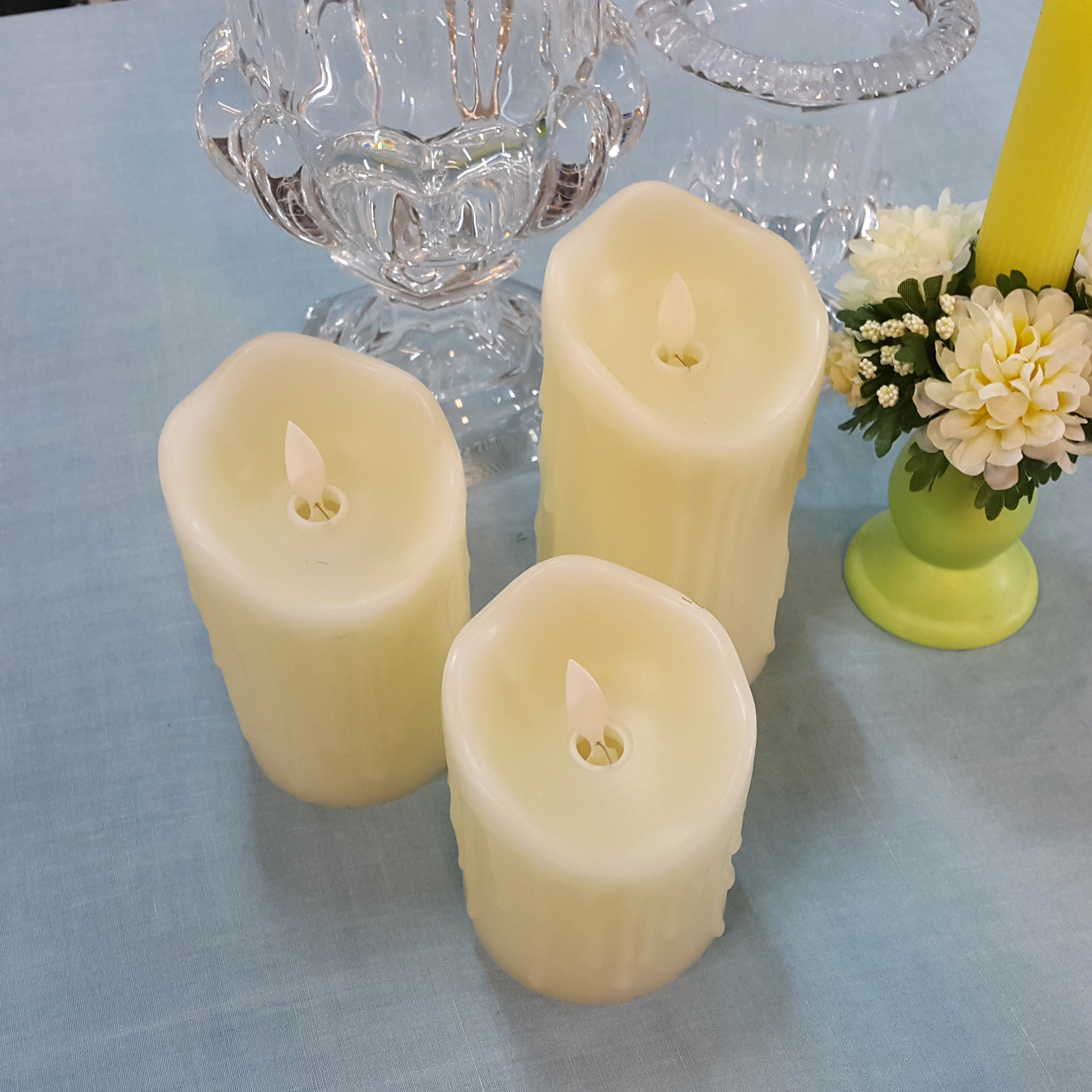 LED candle battery candle candle event 3P set with