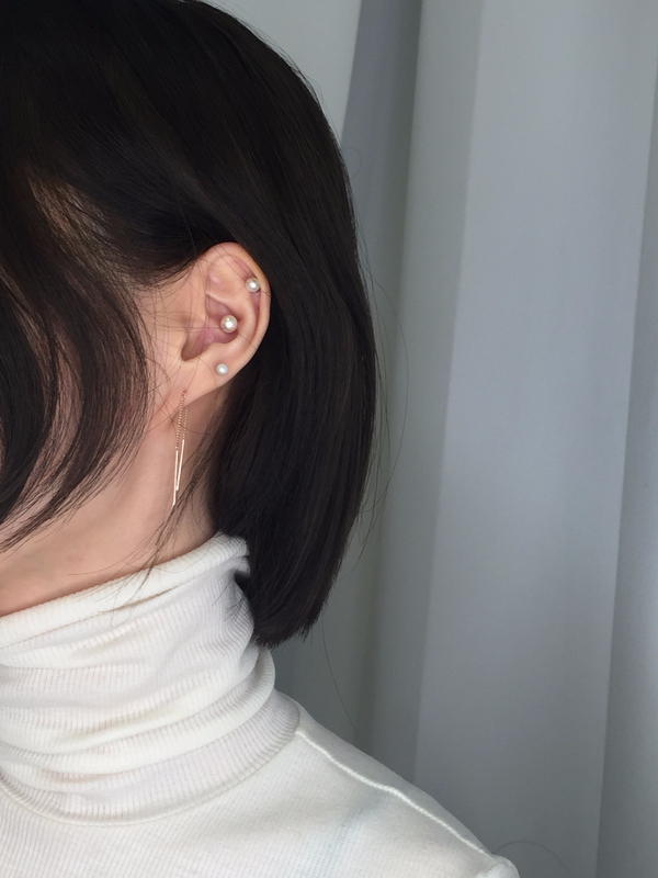 Pinpin drop earrings Pinpin silver drop 925 silver