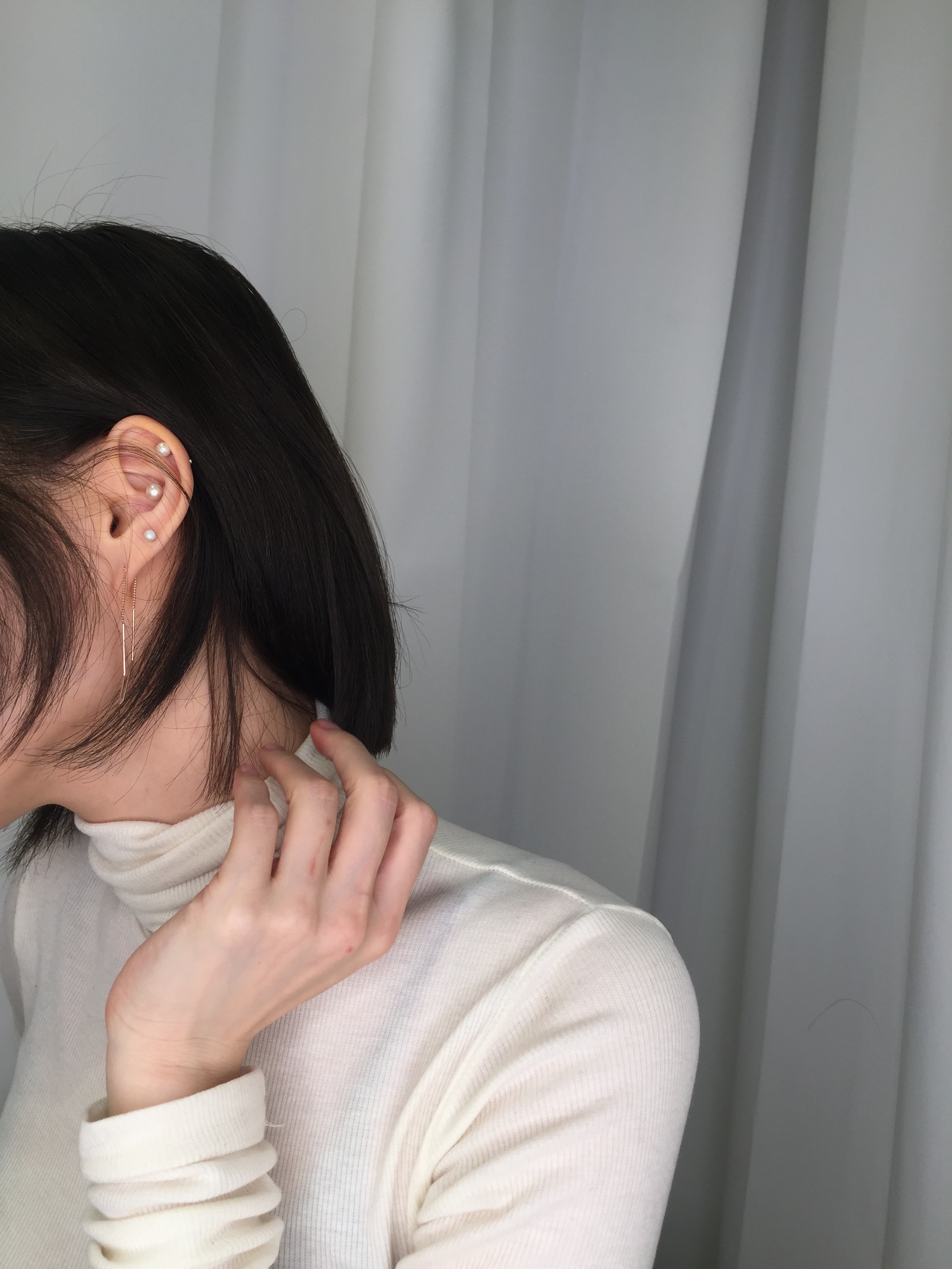 Pinpin drop earrings Pinpin silver drop 925 silver