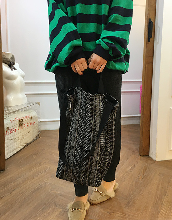 TOTE ECO SHOPPING TRAVEL Knit Shoulder Eco Bag Boh