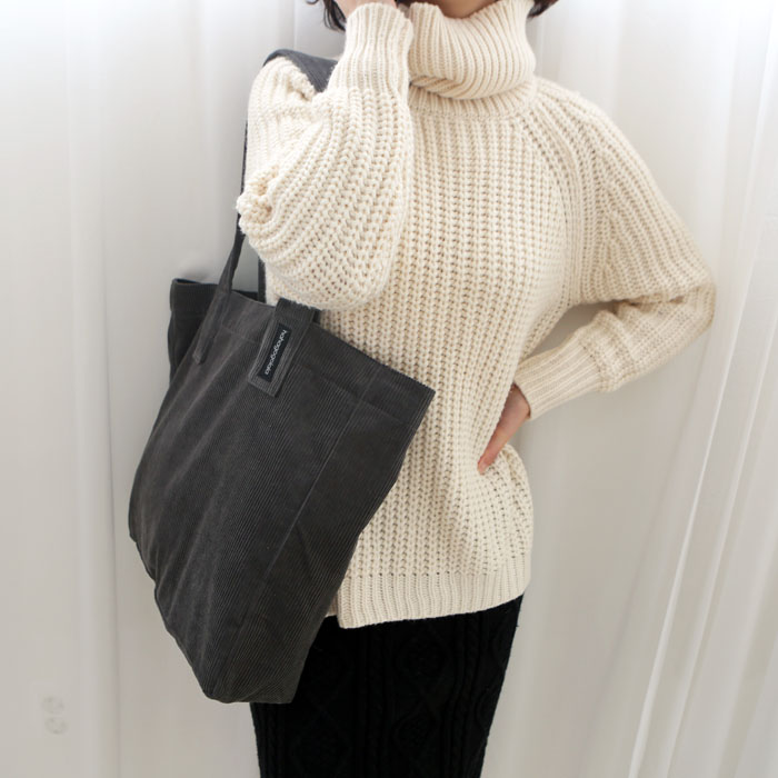 TOTE ECO SHOPPING TRAVEL Free Shipping Charcoal Gr