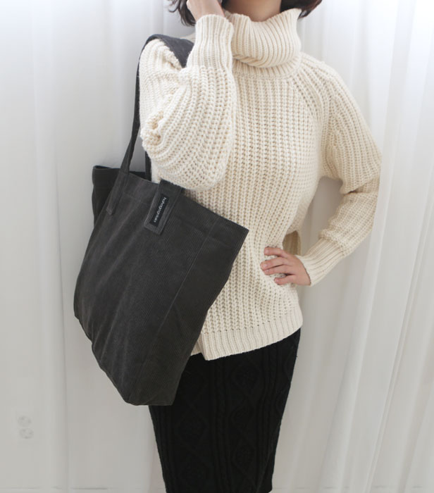 TOTE ECO SHOPPING TRAVEL Free Shipping Charcoal Gr