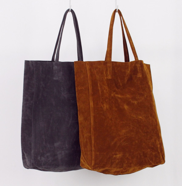TOTE ECO SHOPPING TRAVEL Suede Simple Shopper Shou