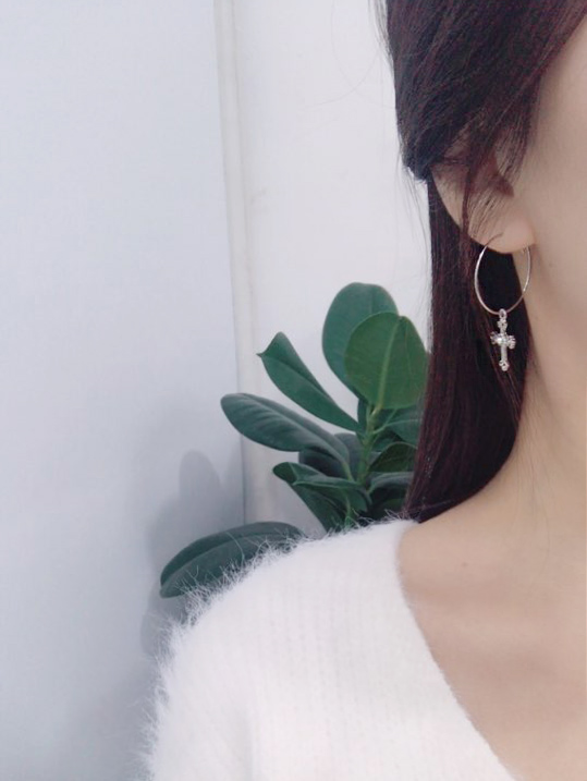 Antique Tassel Cross 10 Piece Set Earrings Antique