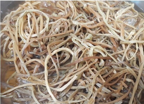 마른 고구마줄기 고구마순 300g 건고구마줄기 말린순 - 상세 이미지 2