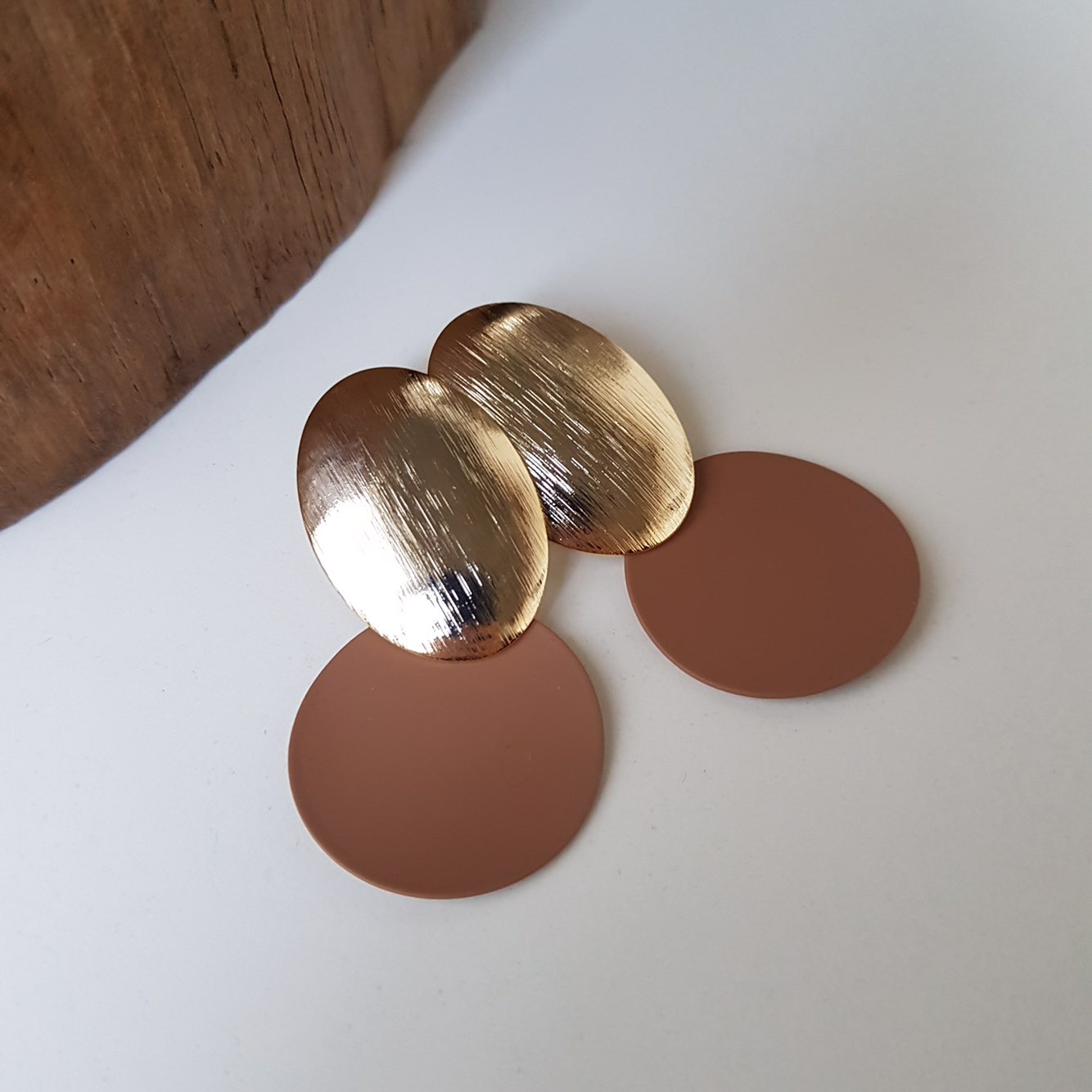 KINMONO moonlight drop earrings 3color Retro fashi