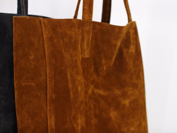TOTE ECO SHOPPING TRAVEL Suede Simple Shopper Shou