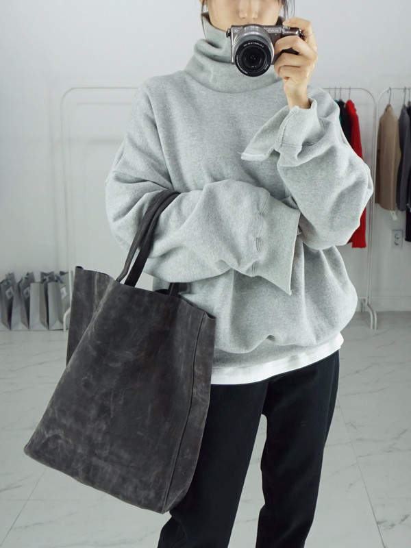 TOTE ECO SHOPPING TRAVEL Suede Simple Shopper Shou