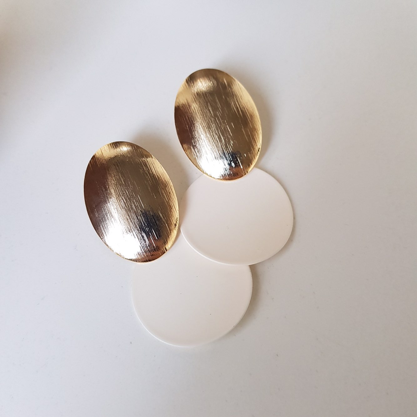 KINMONO moonlight drop earrings 3color Retro fashi