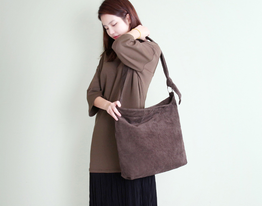 TOTE ECO SHOPPING TRAVEL eco winter corduroy eco b