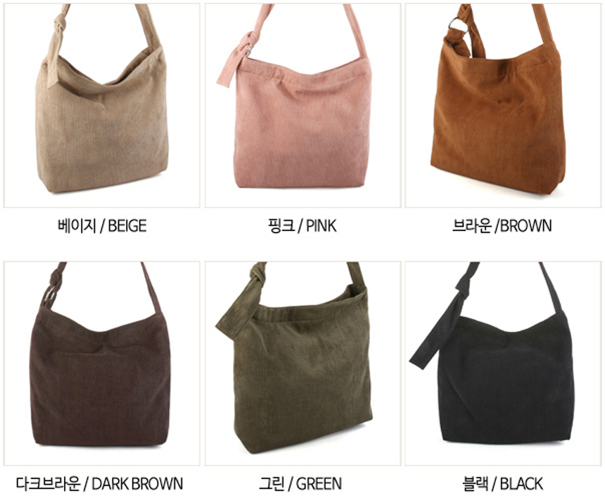 TOTE ECO SHOPPING TRAVEL eco winter corduroy eco b