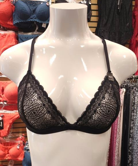 Etam Black Lace No Wire Bracket 6485775 05 Lovely 