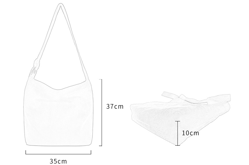 TOTE ECO SHOPPING TRAVEL eco winter corduroy eco b