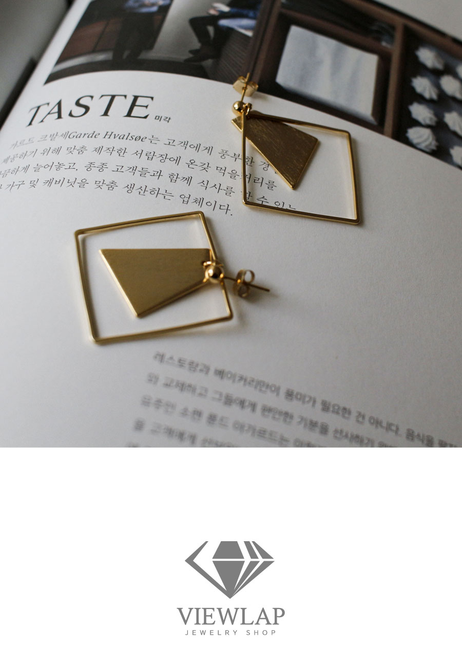 Tri-layered drop earrings Earrings Available View 