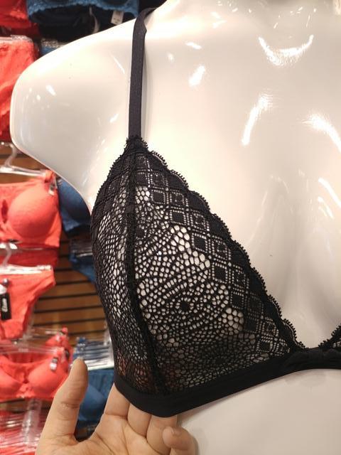 Etam Black Lace No Wire Bracket 6485775 05 Lovely 