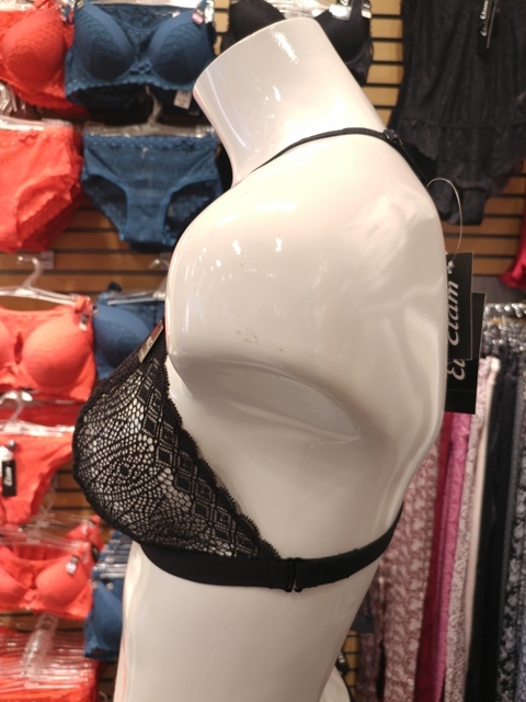 Etam Black Lace No Wire Bracket 6485775 05 Lovely 