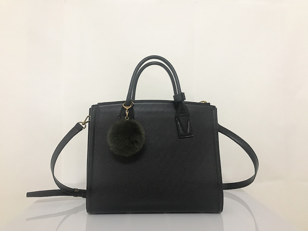 Real Fox Fur Mink Foam Foam Keyring WOOLEE Girlfri