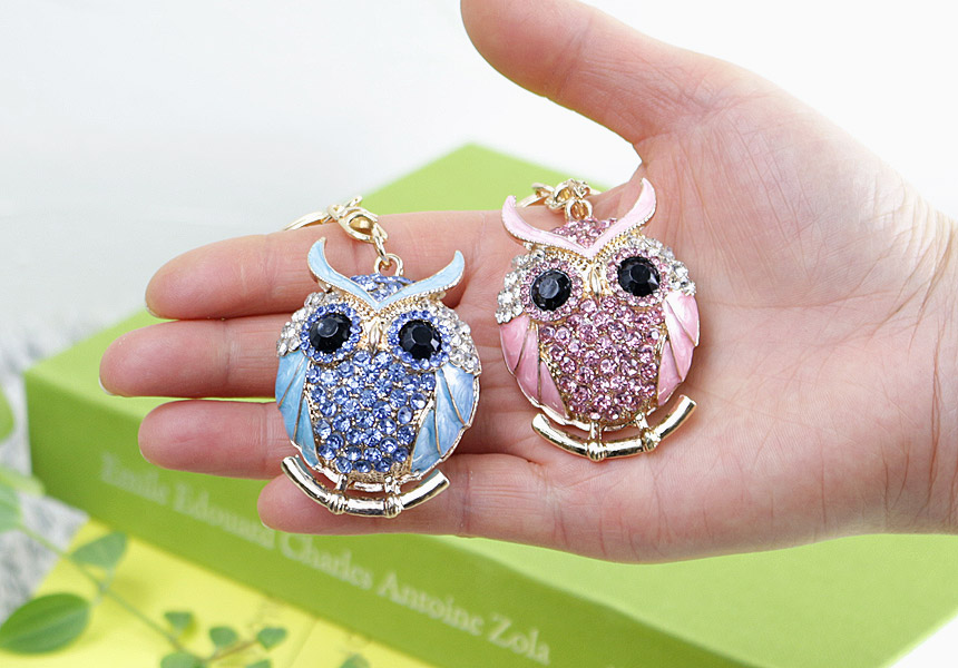 Blessing Dongle Owl Keyring Keychain Car Key Chain