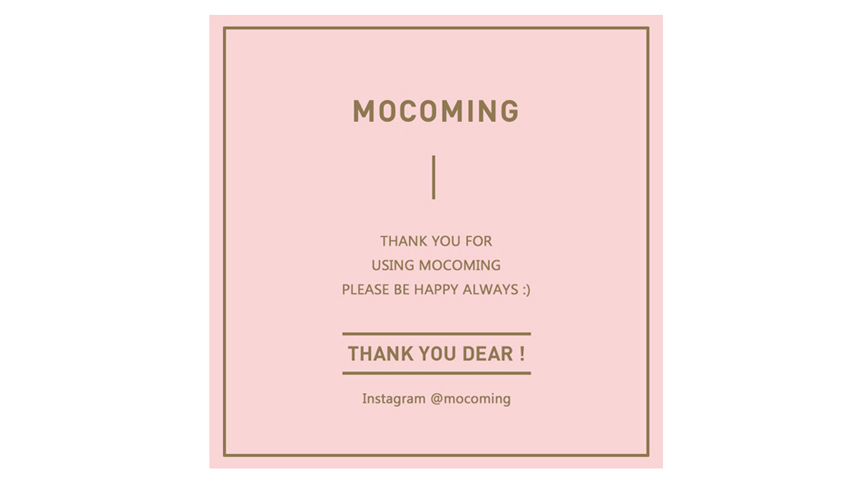 Mokomming Victoria Secret Brat Set Noir 3color Bam