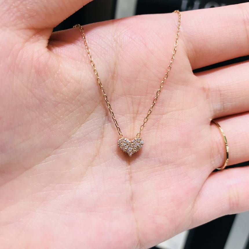 Lloyd Cubic Heart Necklace LN09056 Cute date look 