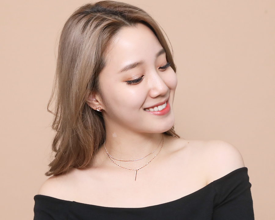 Gold ring 14K Choker twine necklace 18K popular it