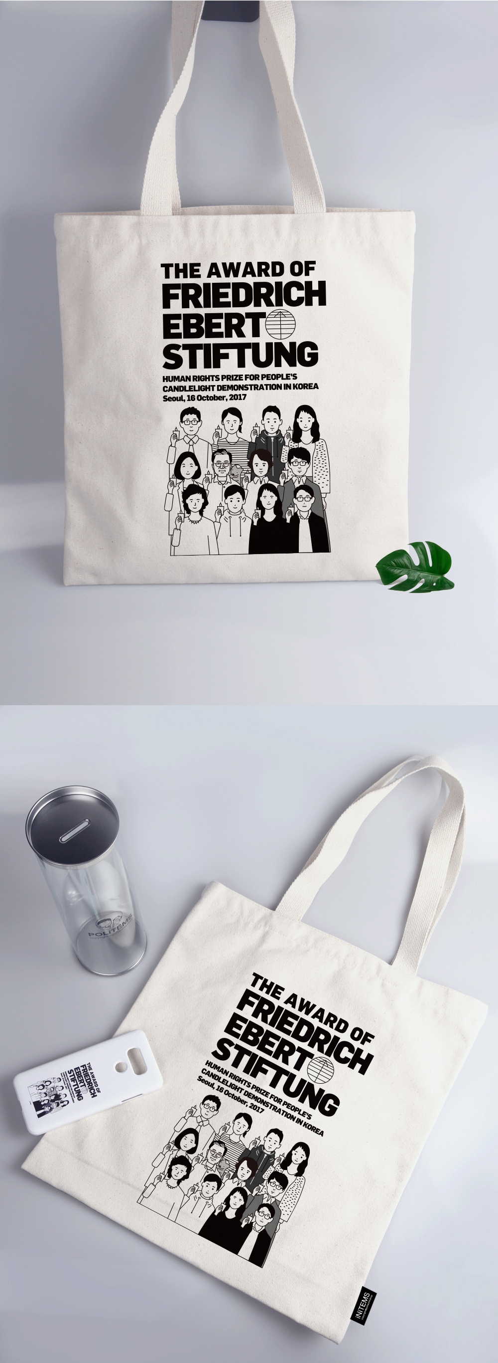 TOTE ECO SHOPPING TRAVEL Eco Bag - 20 Evert Human 