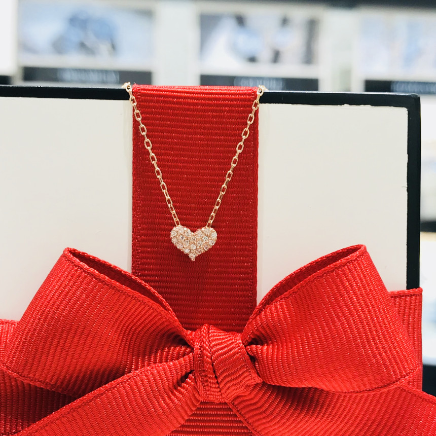 Lloyd Cubic Heart Necklace LN09056 Cute date look 