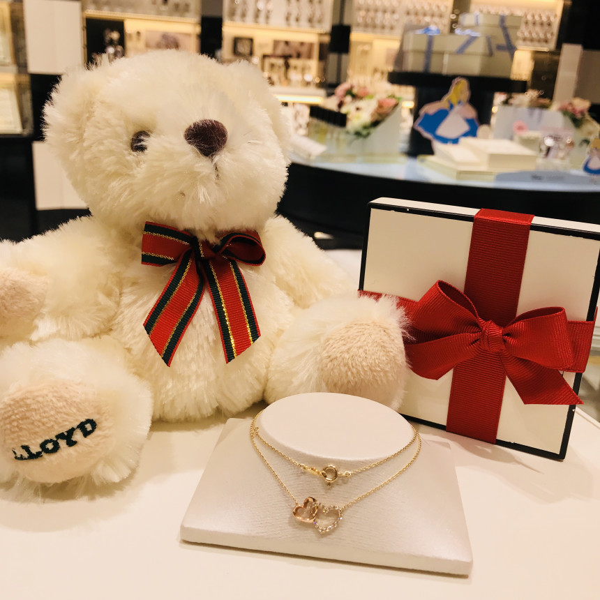 Lloyd Double Heart Necklace LN13144 Pretty dating 