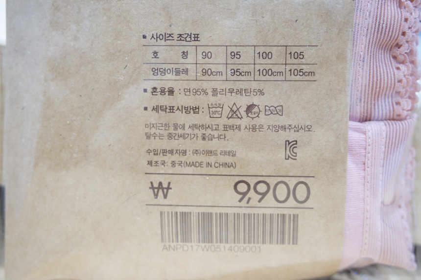 Annie Body Cotton Full Brief 3SET ANPD17W0514 Qual