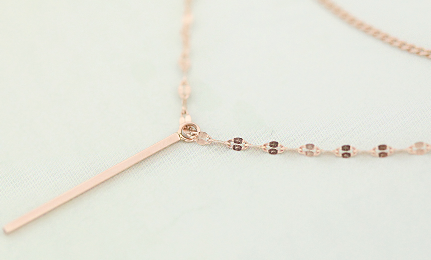 Gold ring 14K Choker twine necklace 18K popular it