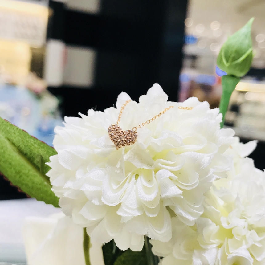 Lloyd Cubic Heart Necklace LN09056 Cute date look 