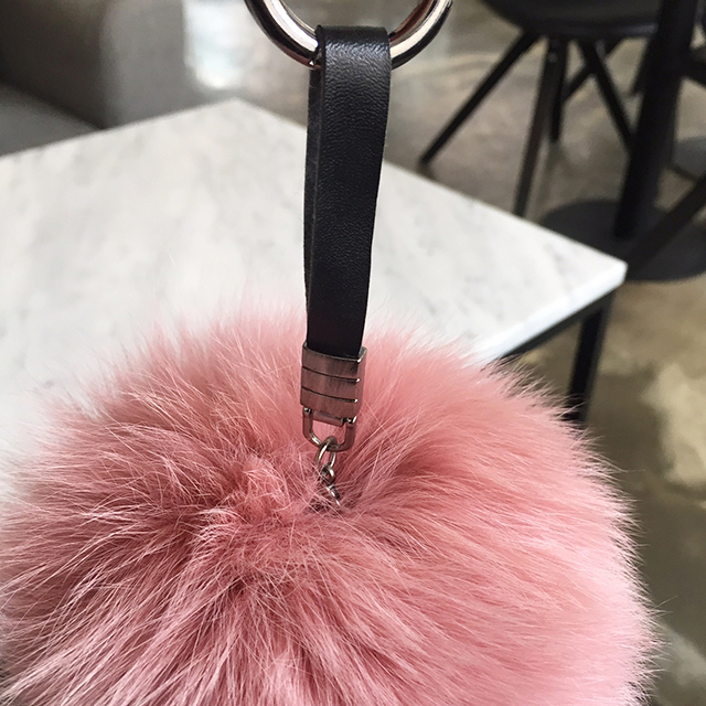 Real Fox Foam Form Keyring 7col Key Holder Winter 