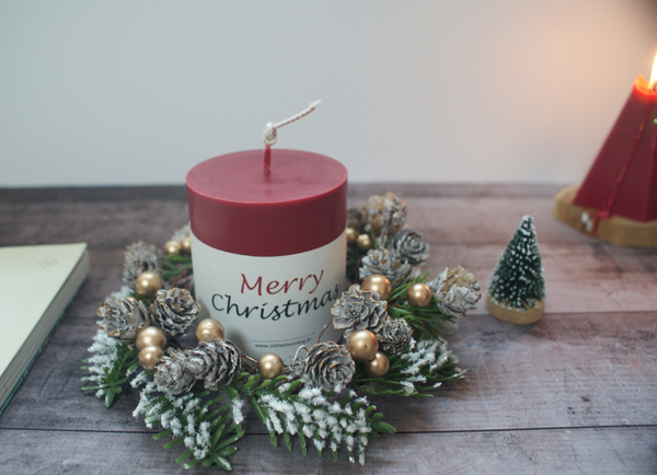 Christmas specials! Natural candle 270g + set luxu