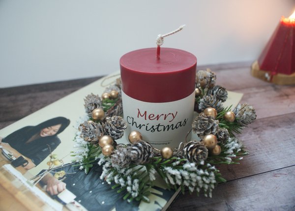 Christmas specials! Natural candle 270g + set luxu