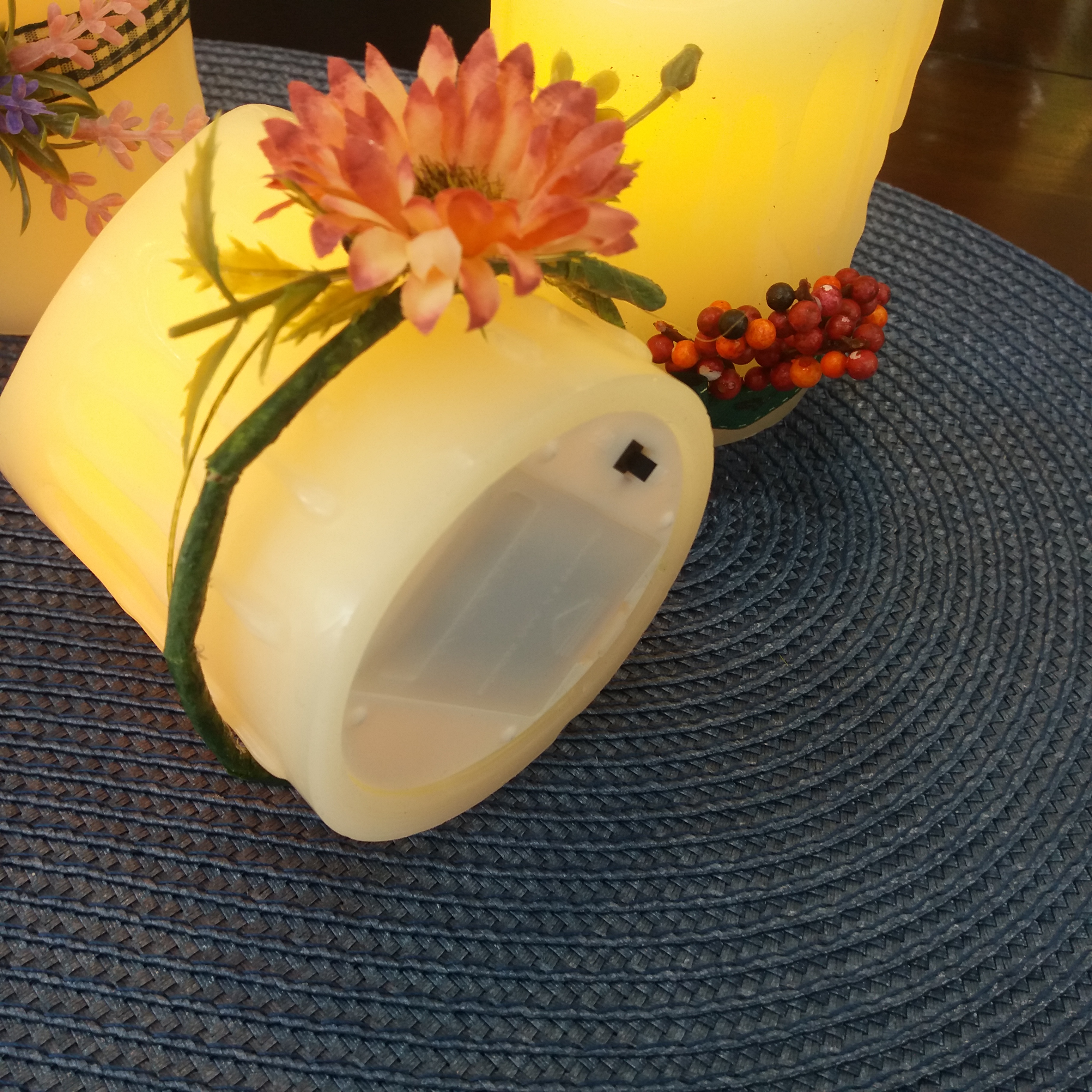 Battery LED Candle 3p Set Christmas Decoration Hom